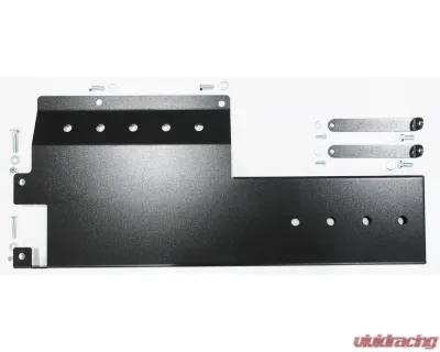 Rock Hard 4x4 Aluminum Complete Bellypan Skid Plate System with Dual Crossmembers for Jeep Wrangler JL 4DR 2.0L eTorque 2018+ - RH-90552